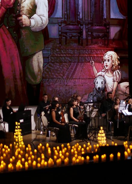 Кино, оркестр и 1000 свечей. Ромео и Джульетта